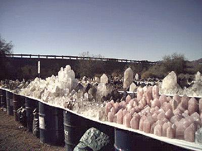 Quartzsite rock and gem show — a world-famous annual event